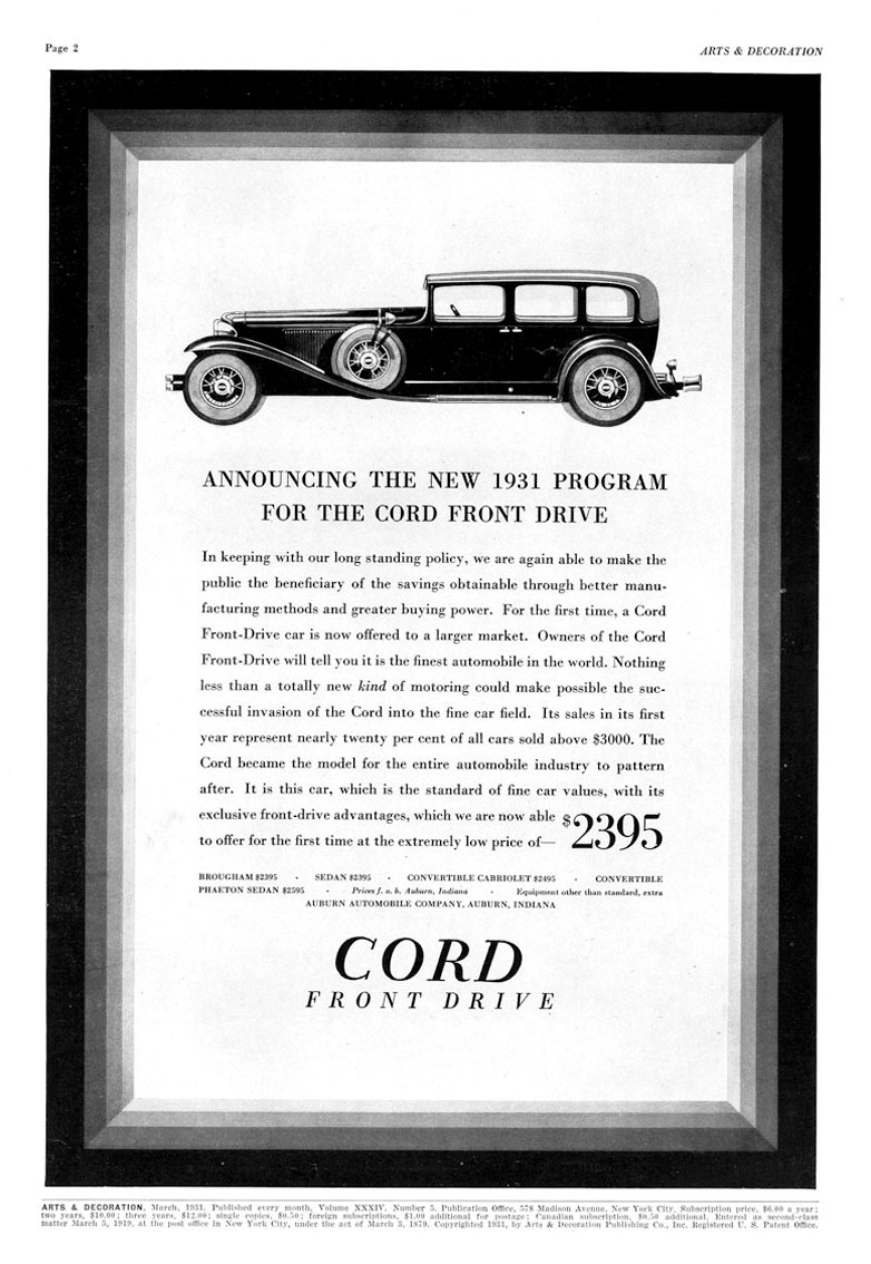 1931 Cord 6
